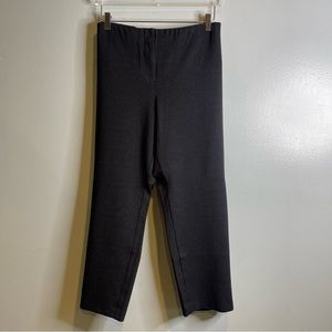 Alfa I Women Trausers Black Pattern Women’s Plus Size 22W Elastic Waistband